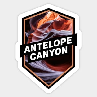 Antelope Canyon Emblem Sticker